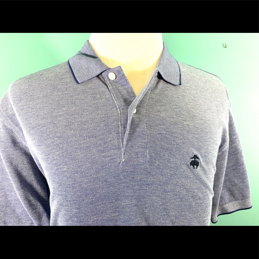 Brooks Brothers 1818 Blue Polo A1939